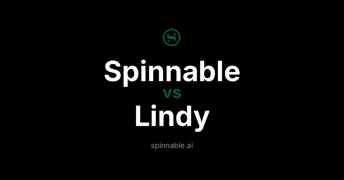 Spinnable vs Lindy (2026): AI Workers vs AI Agents Compared